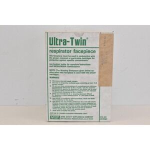 MSA Ultra-Twin Full Face Respirator Mask Size Small Adjustable Safety